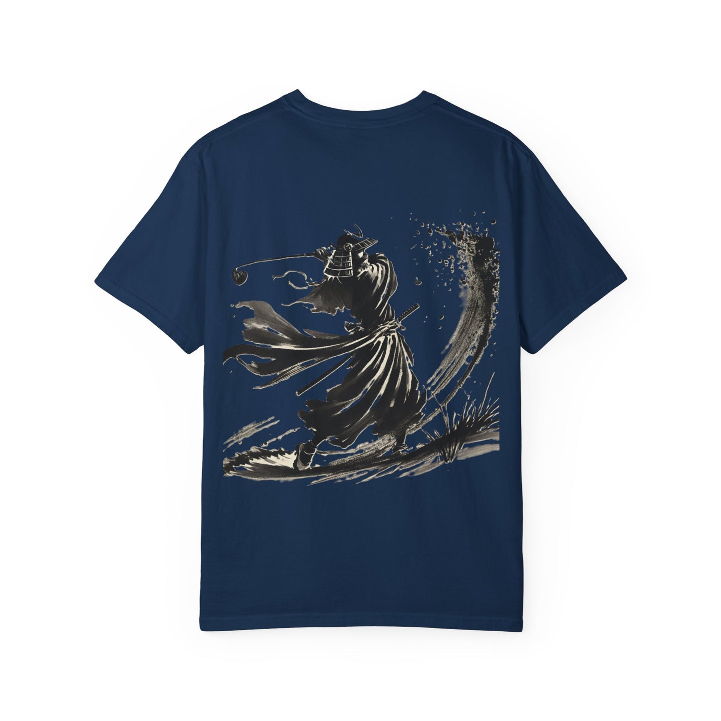 Samurai Golfer Brushstroke T-Shirt