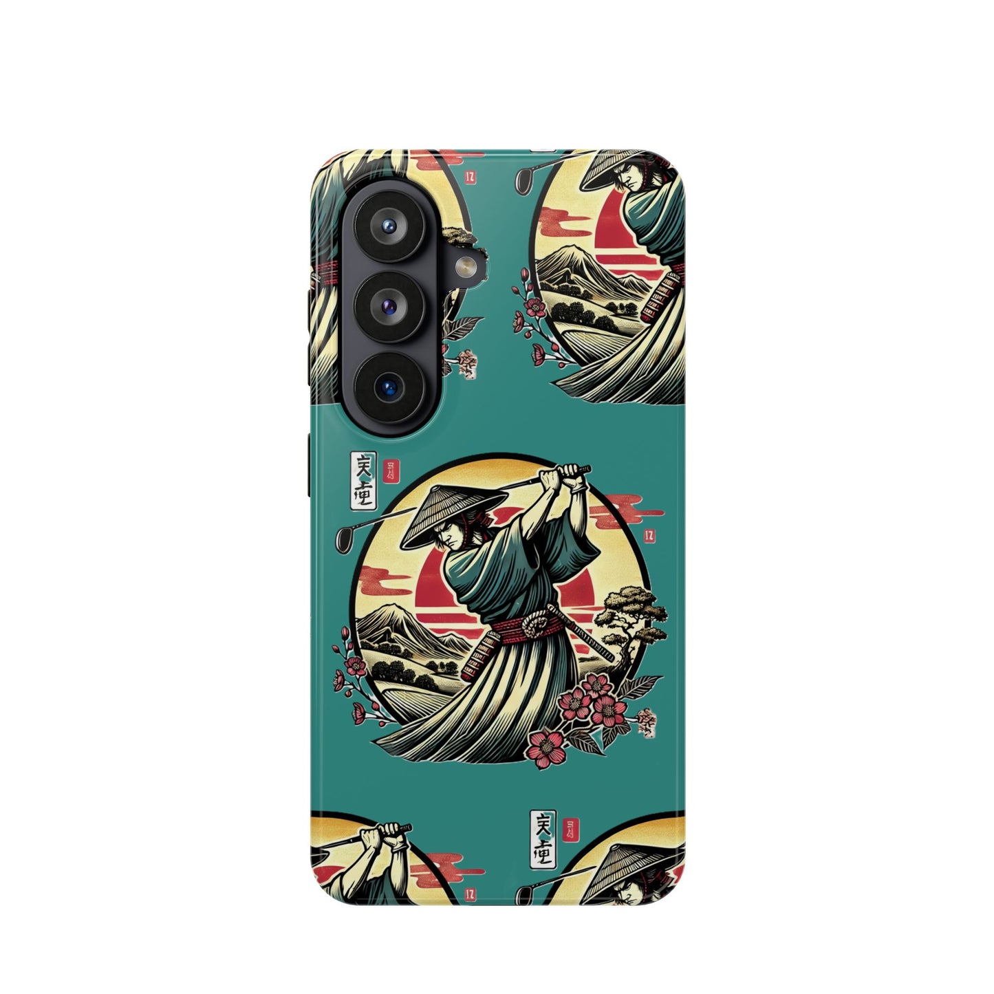 Zen Spot Customized Samurai Golfer Phone Case — Magnetic Impact-Resistant Protective Cover