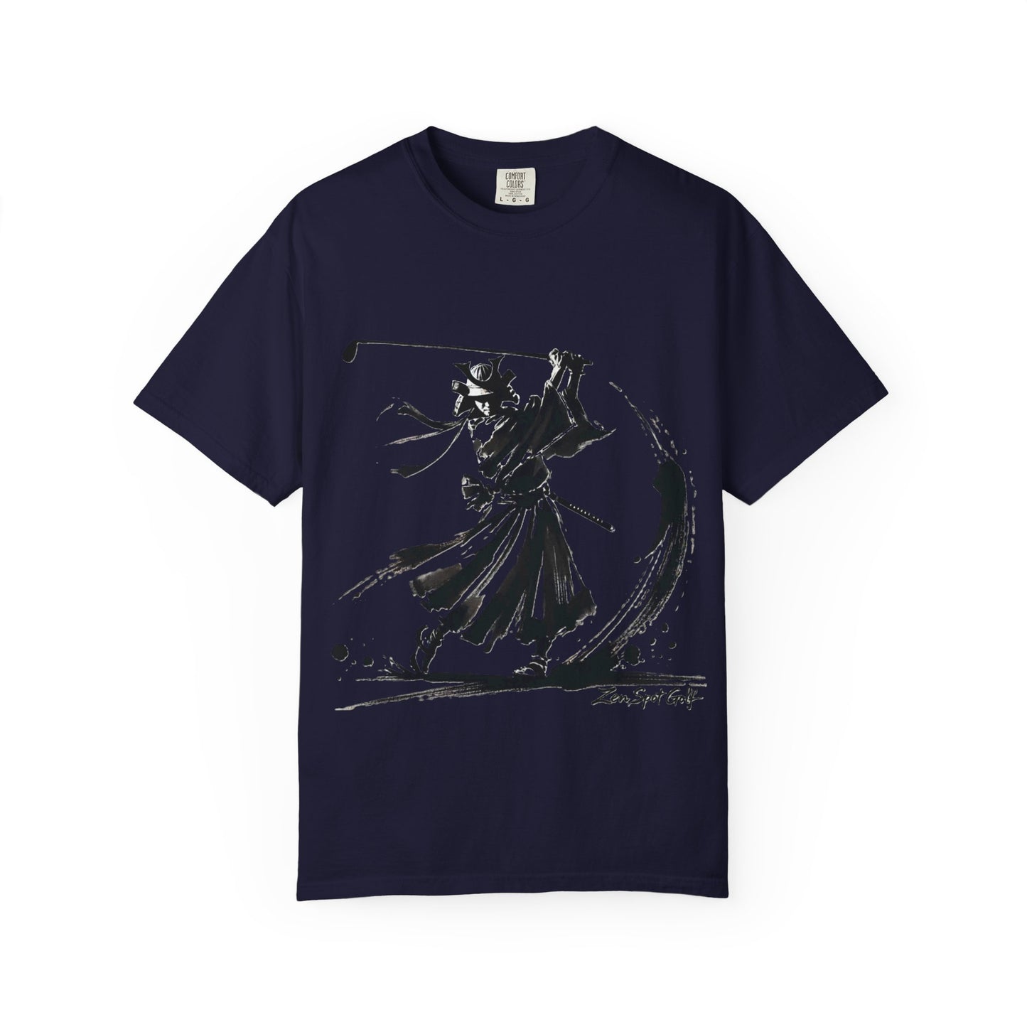 Zen Spot Golf Custom Samurai Brushstroke T-Shirt