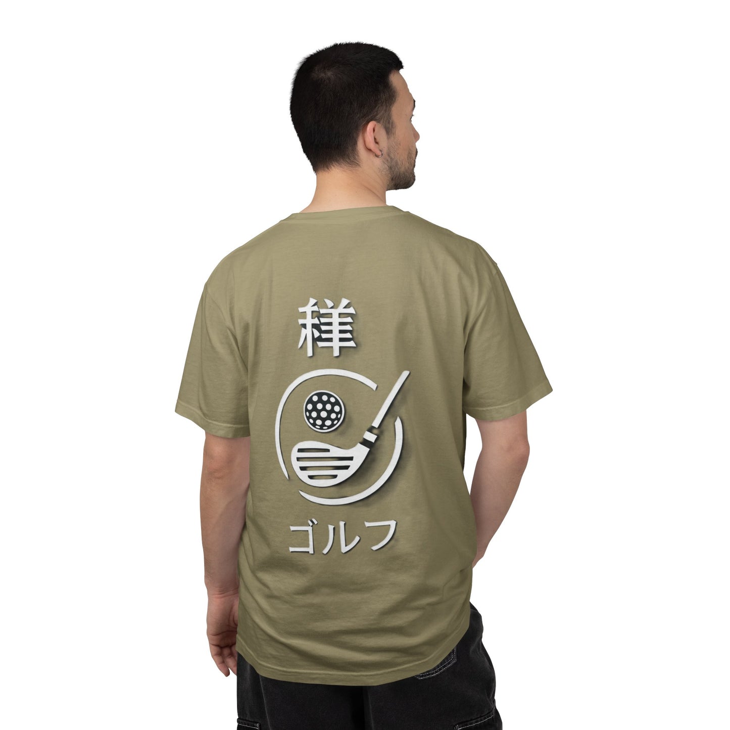 Zen Spot Golf Kanji Graphic T‑Shirt — Japanese Style Golf Club Tee