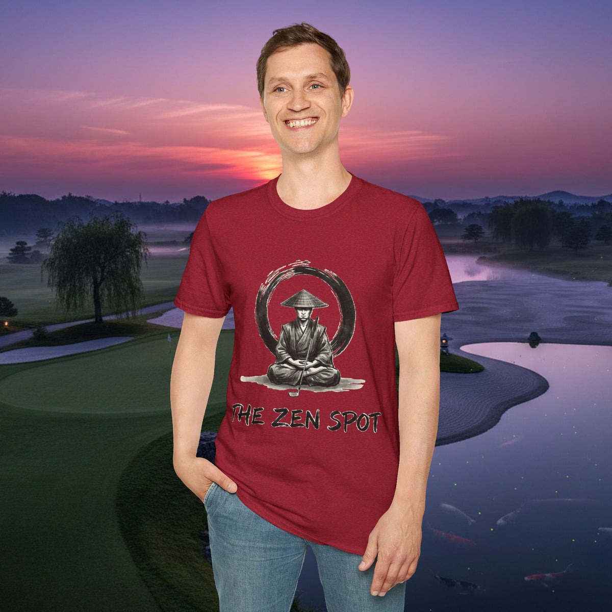 Zen Samurai T‑Shirt — The Zen Spot Samurai Meditation Tee