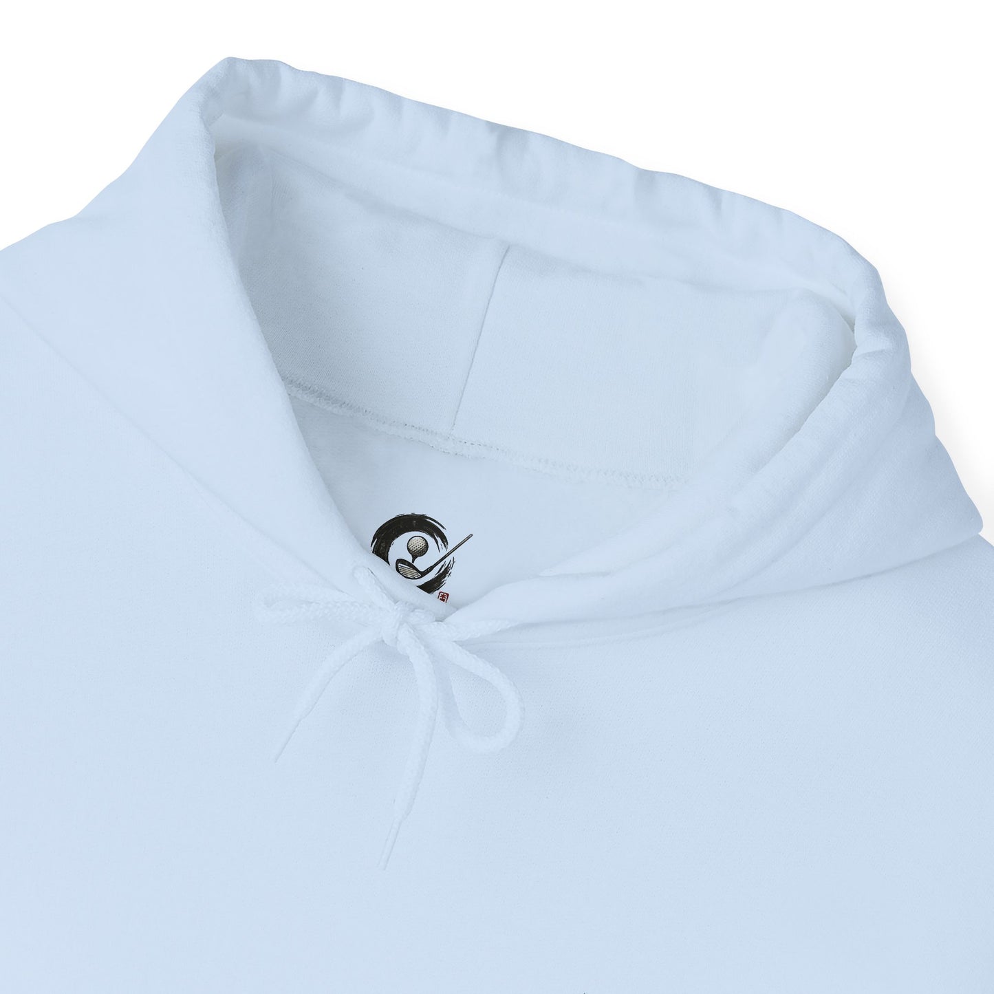 Zen Spot Golf Custom Gildan Yin Yang Golf Ball Dragon Hoodie Minimalist Emblem Sweatshirt