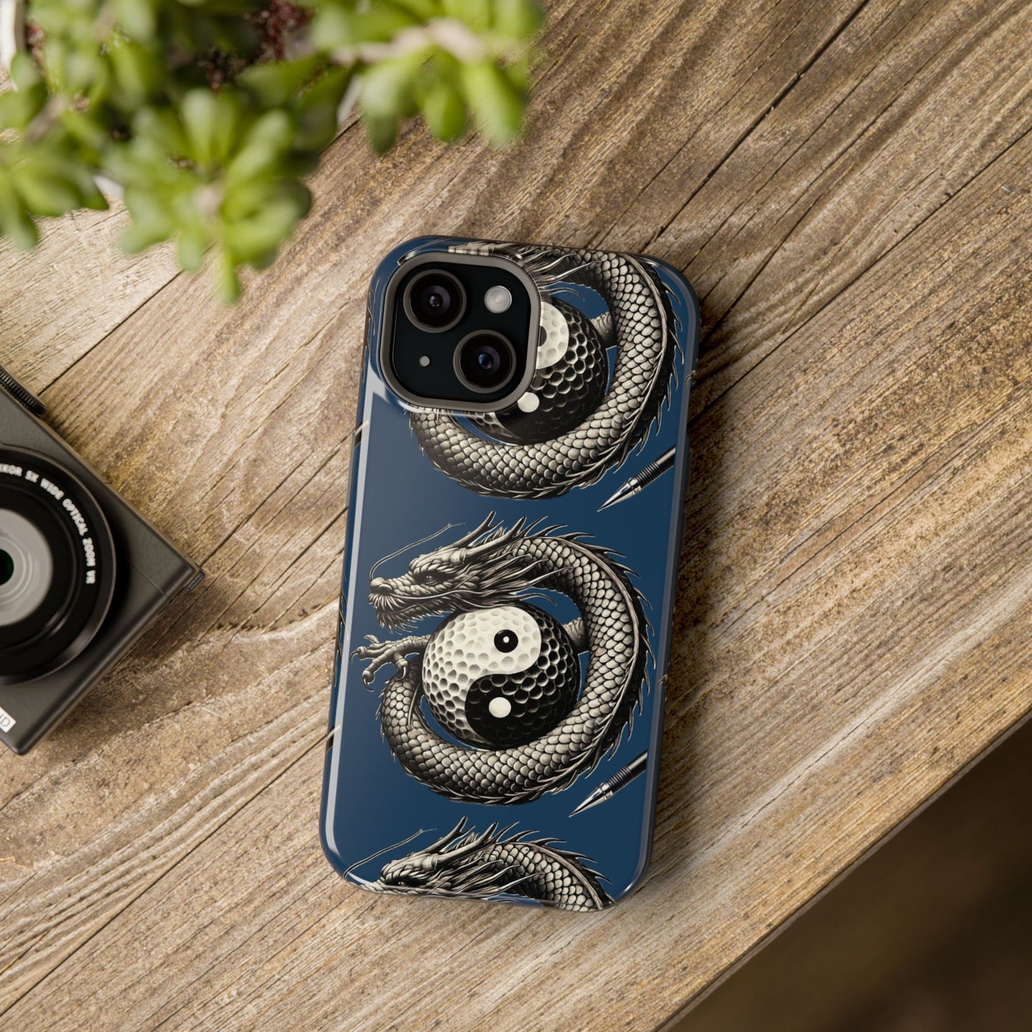 Zen Spot Customized Dragon Yin Yang Phone Case — Magnetic Impact-Resistant Armor