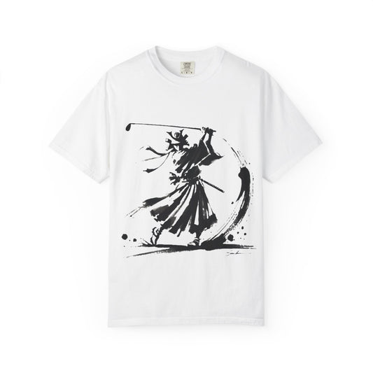 Samurai Brushstroke T-Shirt — Ink Samurai Graphic Tee