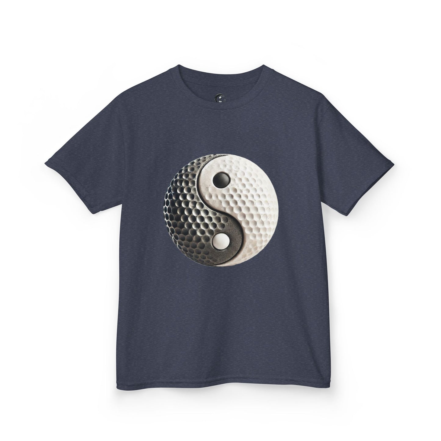 Zen Spot Golf Custom Stone Yin Yang Golf Ball Graphic T-Shirt