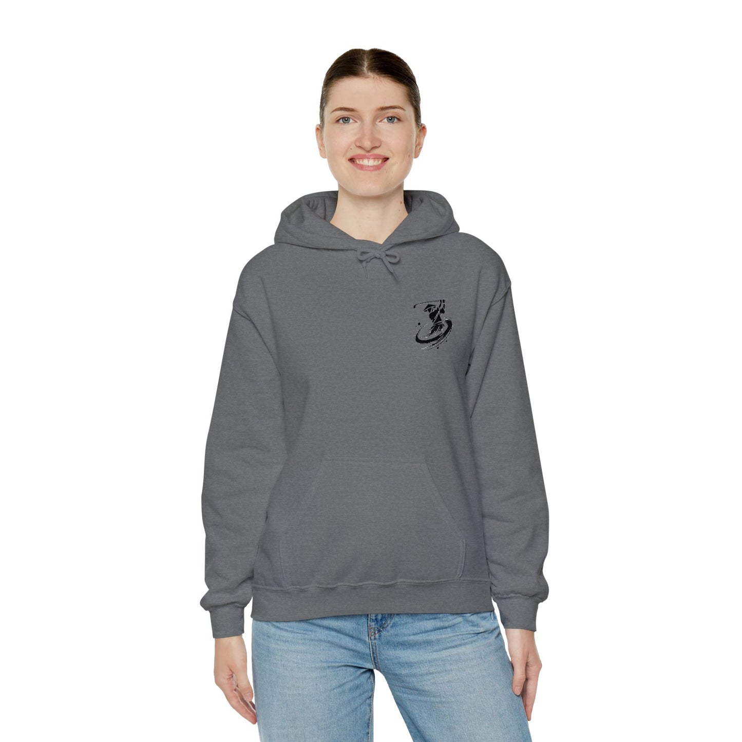 Brush Stroke Kendo Samurai Golf Swing Hoodie