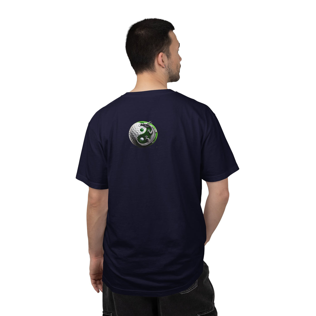 Yin Yang Dragon Golf Ball T-Shirt — Golf Graphic Tee