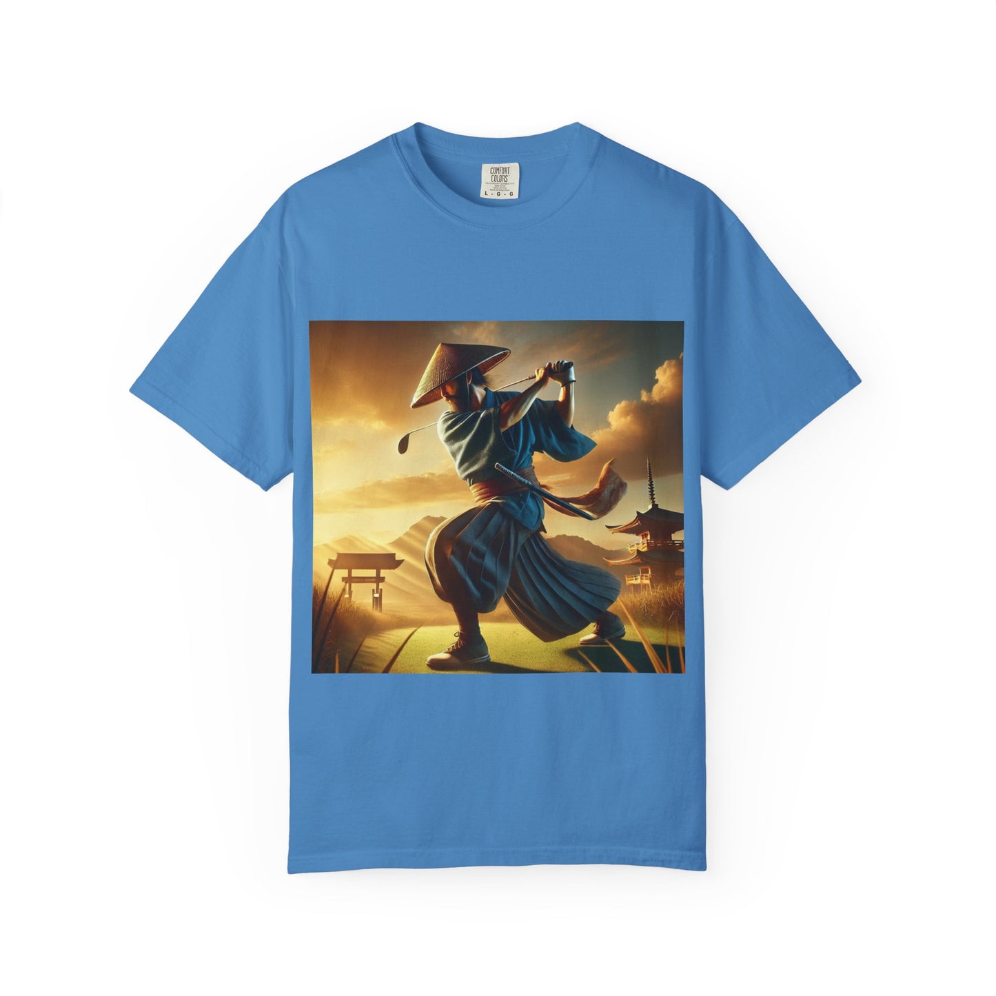 Samurai Sunset T-Shirt — Vintage Martial Arts Graphic Tee
