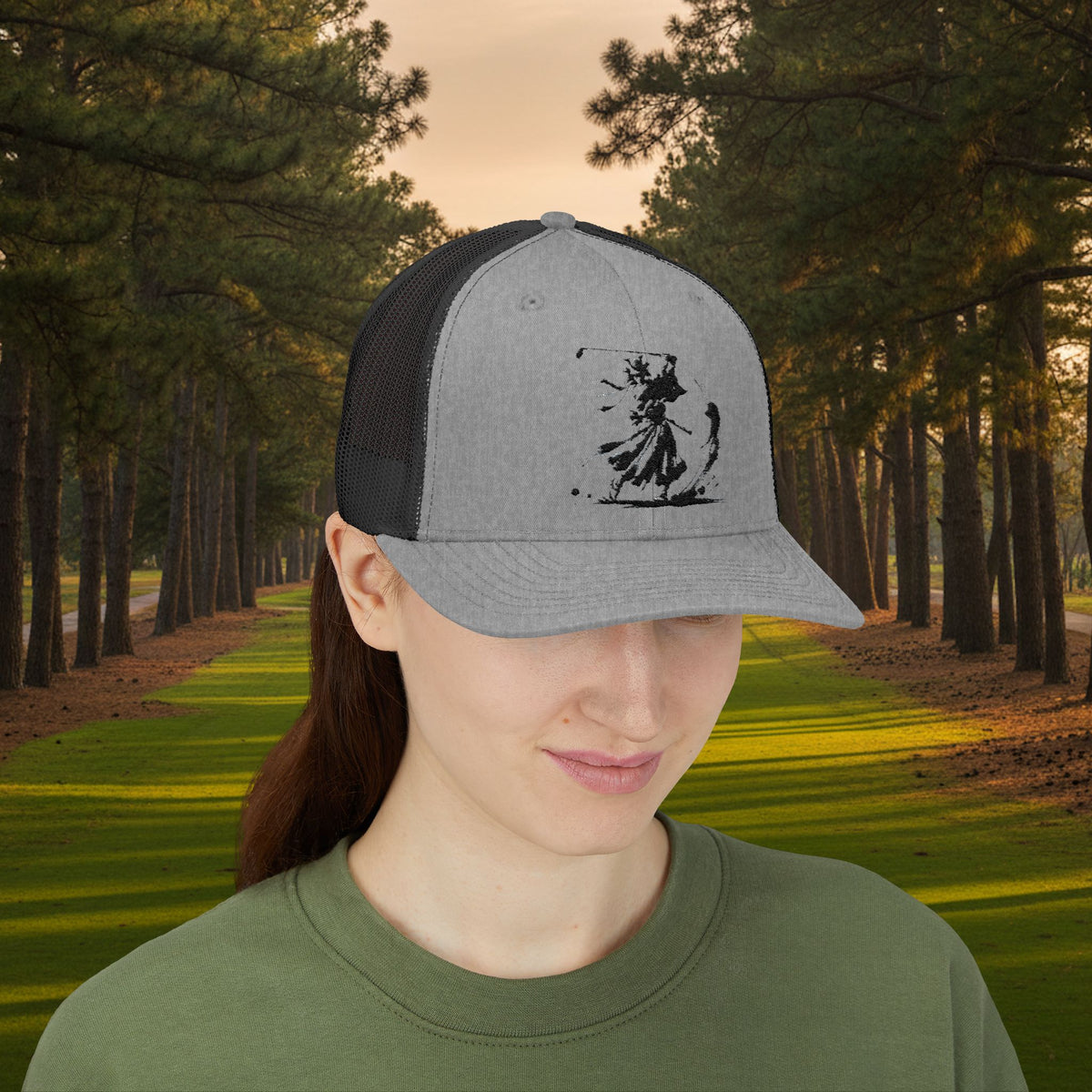 Zen Spot Golf Custom "Samurai Golf Swing" Trucker