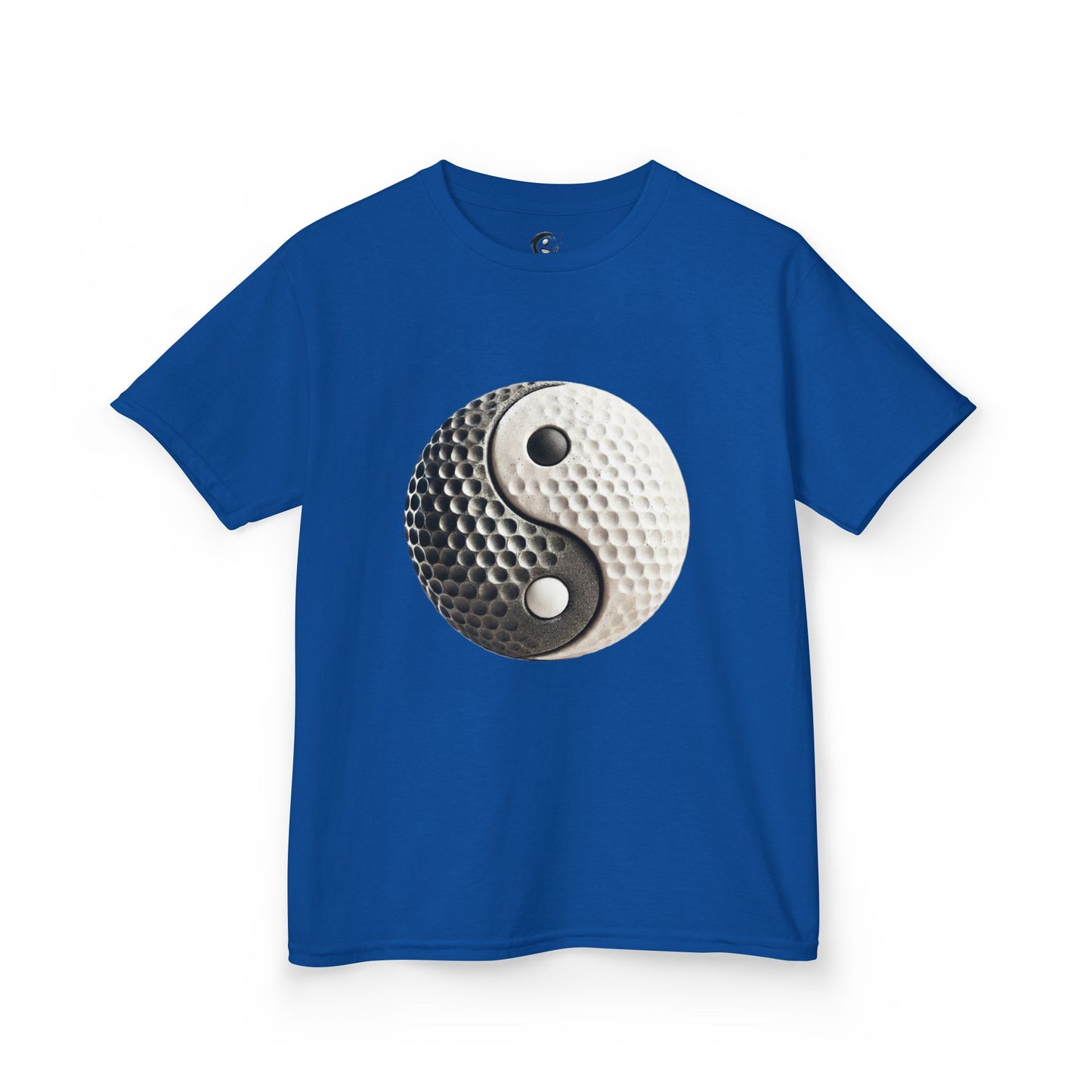 Zen Spot Golf Custom Stone Yin Yang Golf Ball Graphic T-Shirt