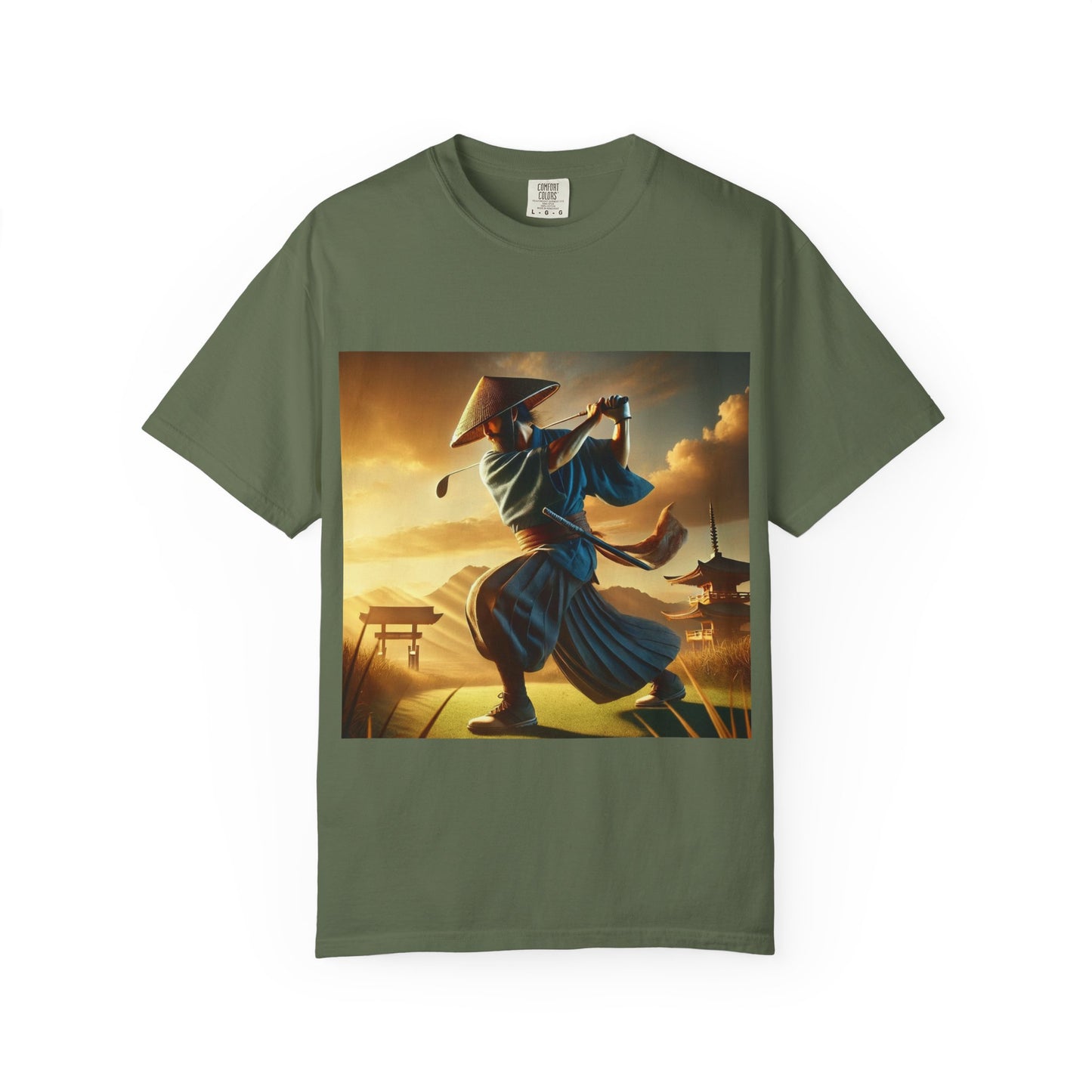 Samurai Sunset T-Shirt — Vintage Martial Arts Graphic Tee
