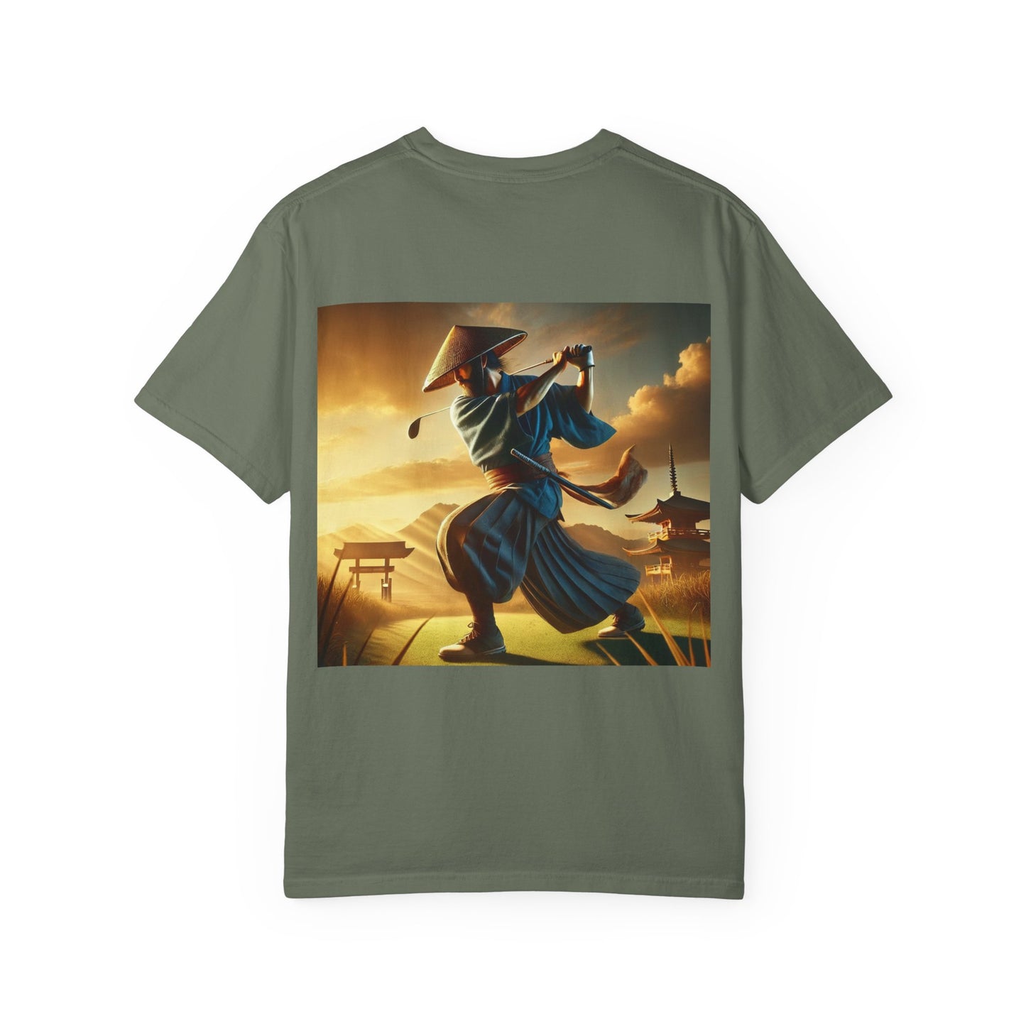 Samurai Sunset T-Shirt — Vintage Martial Arts Graphic Tee