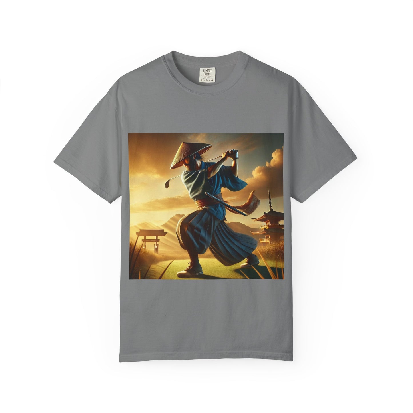 Samurai Sunset T-Shirt — Vintage Martial Arts Graphic Tee