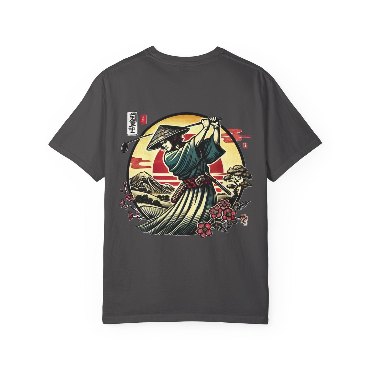 Samurai Sunset T-Shirt — Japanese Warrior Graphic Tee