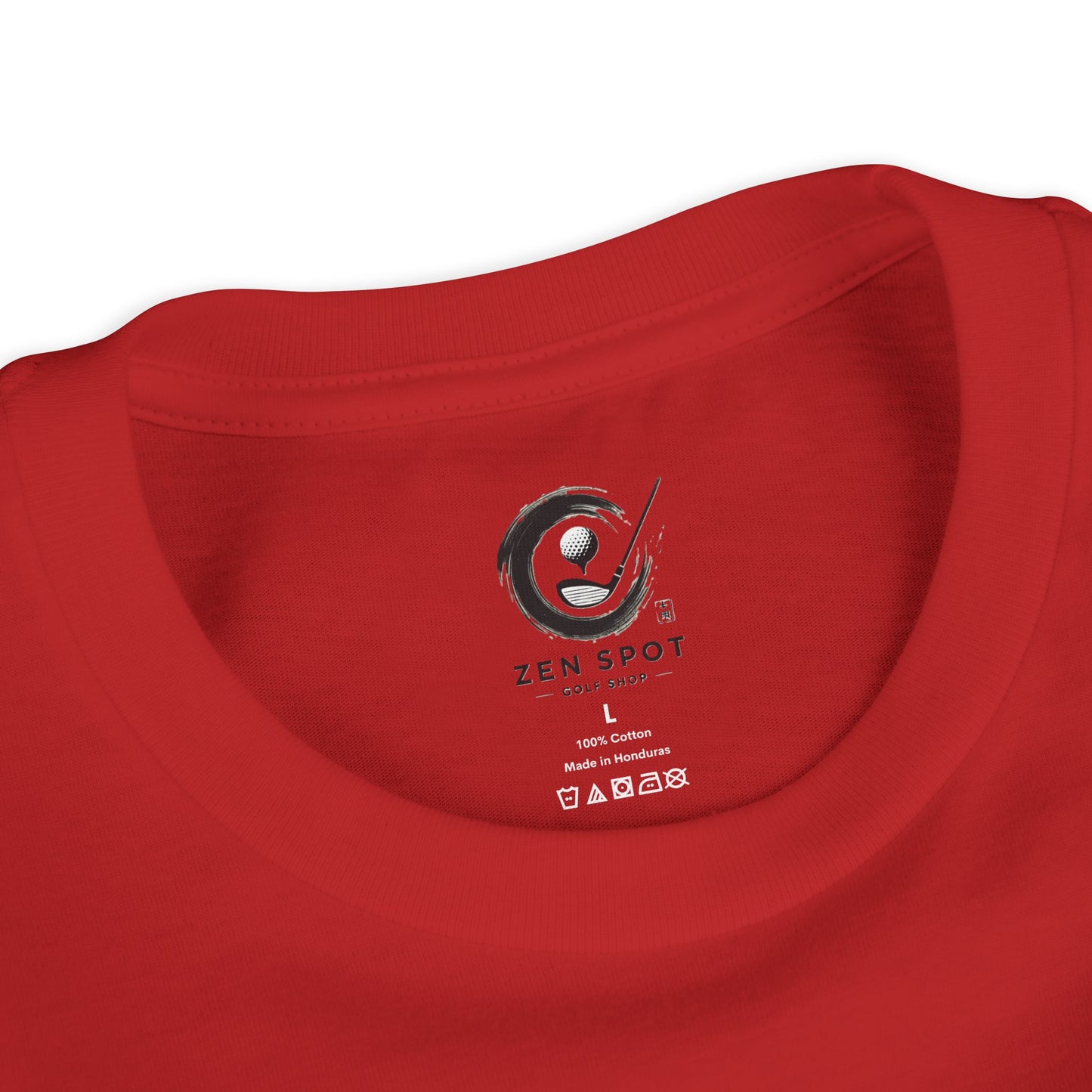 Zen Spot Golf Custom Samurai Golfer Sunset Graphic Youth T-Shirt