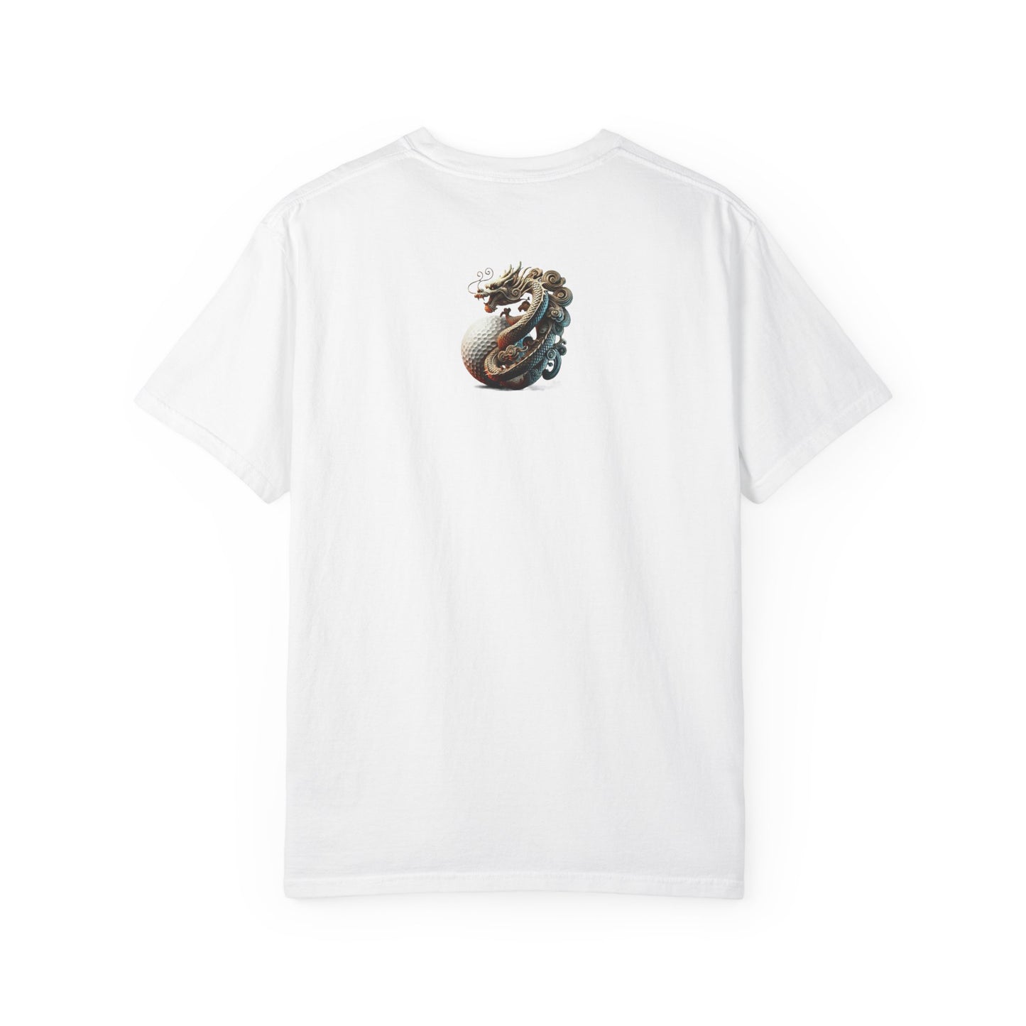 Zen Spot Golf Custom Dragon Golf Ball Graphic T-Shirt