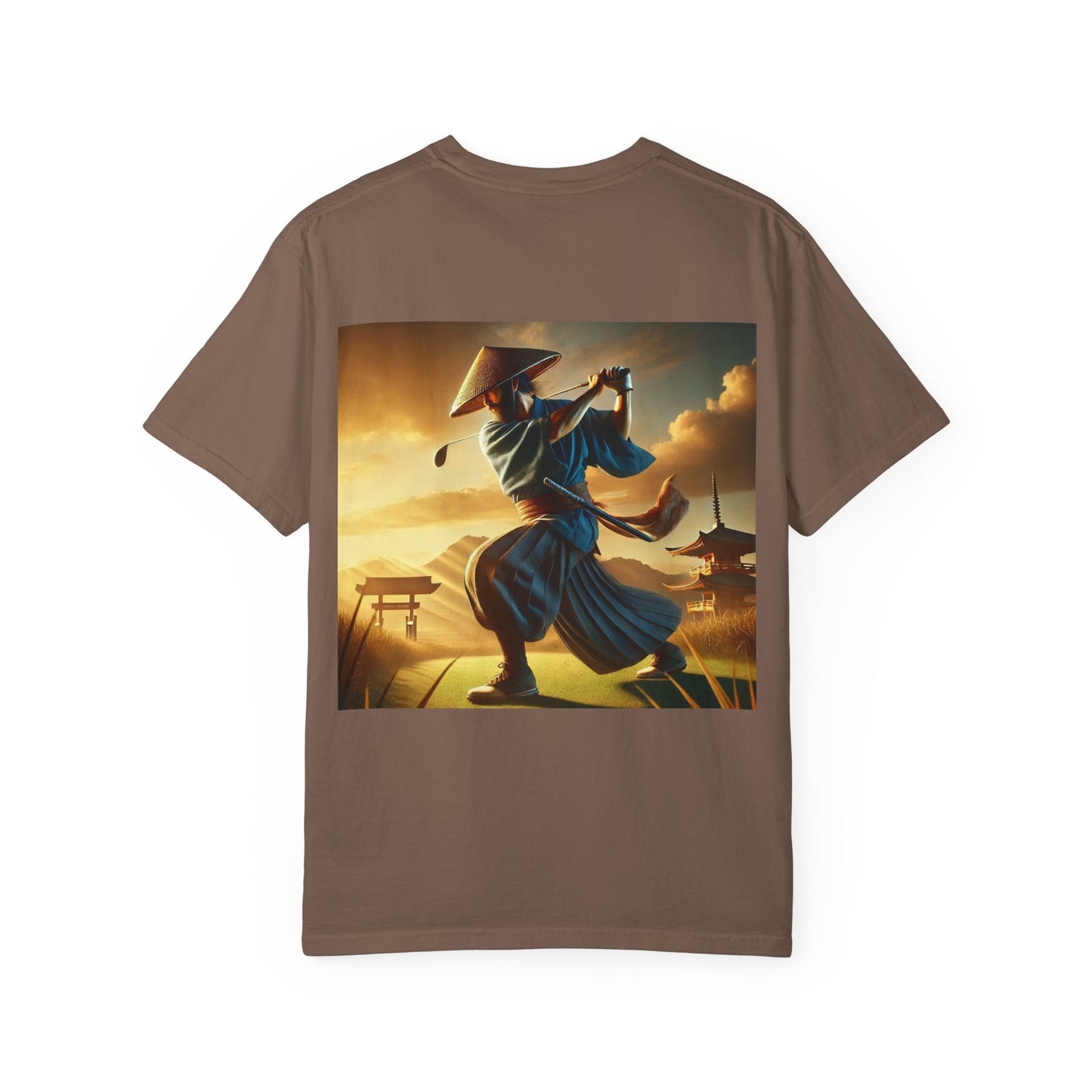 Samurai Sunset T-Shirt — Vintage Martial Arts Graphic Tee