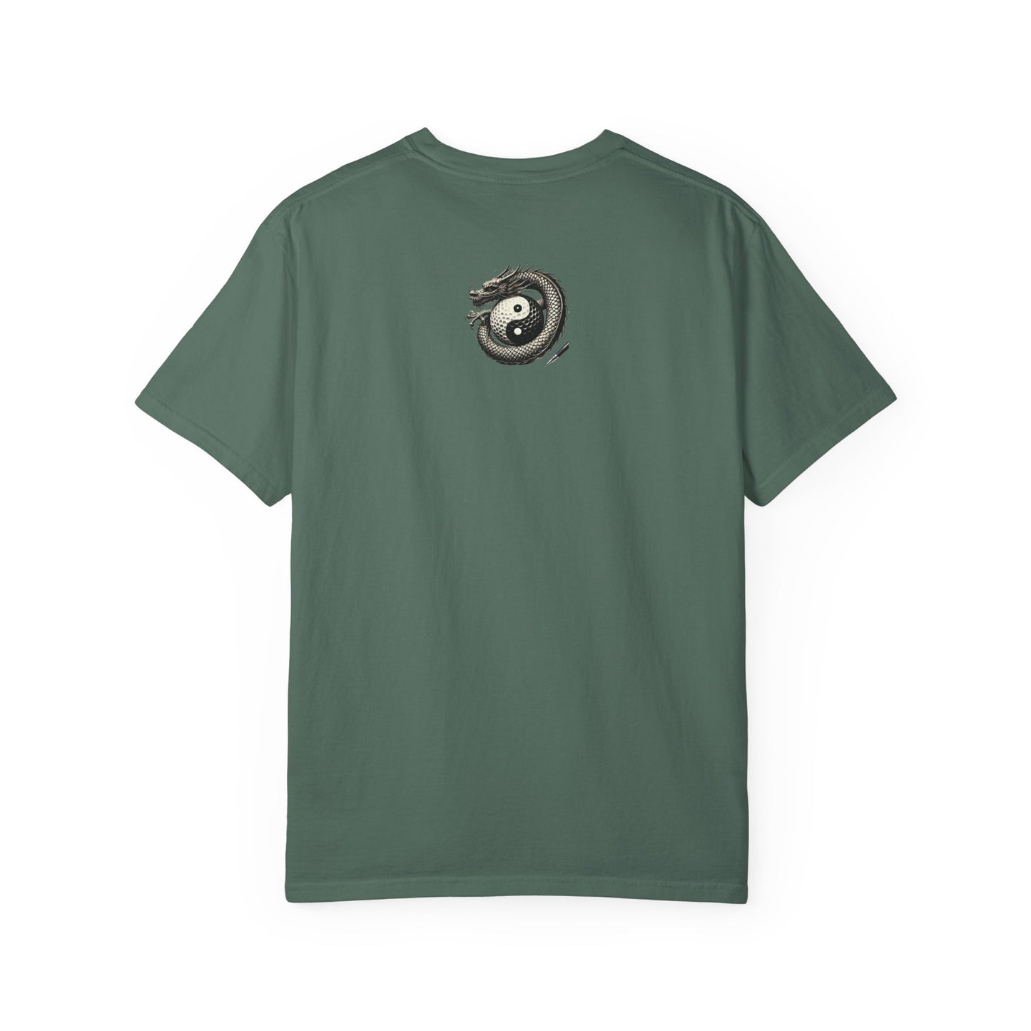 Zen Spot Golf Custom Yin Yang Dragon Golf Ball Graphic T-Shirt