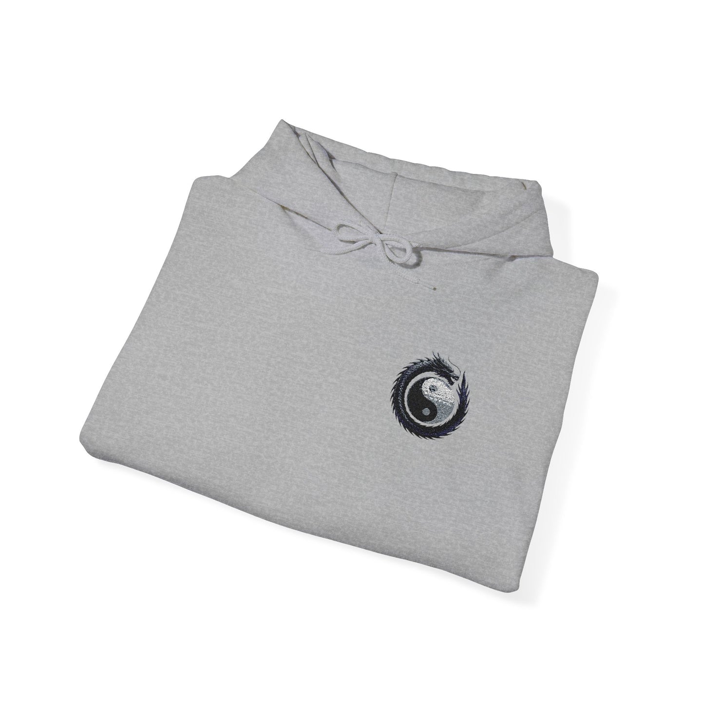 Zen Spot Golf Custom Gildan Yin Yang Golf Ball Dragon Hoodie Minimalist Emblem Sweatshirt