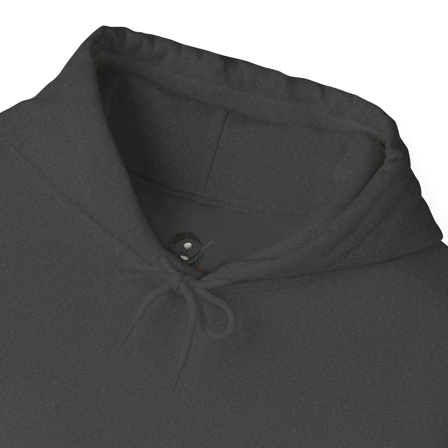 Zen Spot Golf Custom Gildan Samurai Golfer Ink Brush Stroke Hoodie | Sumi-e Warrior Back Print