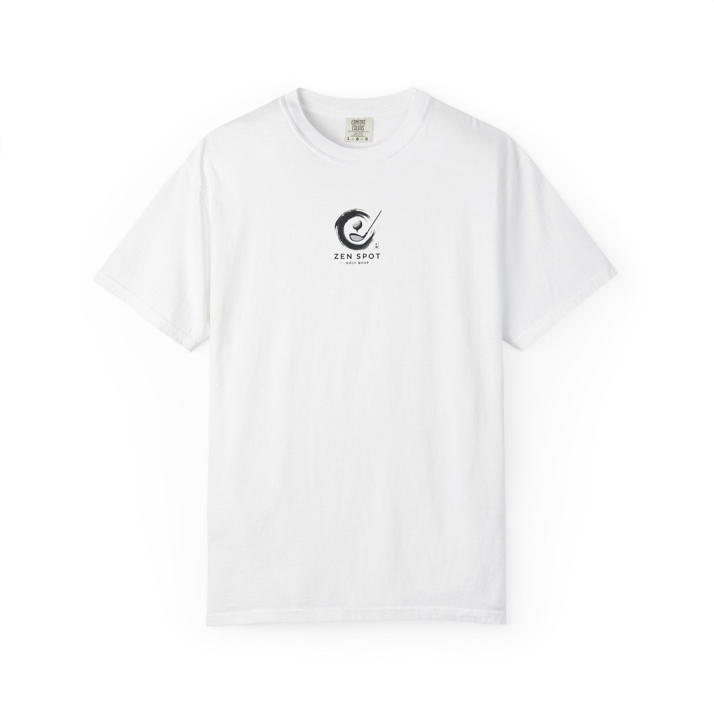 Golf Monk T-Shirt — Zen Golfer Scenic Back Print