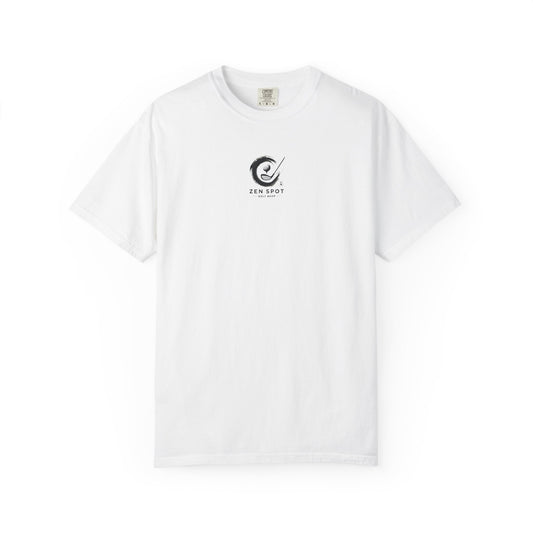 Golf Monk T-Shirt — Zen Golfer Scenic Back Print