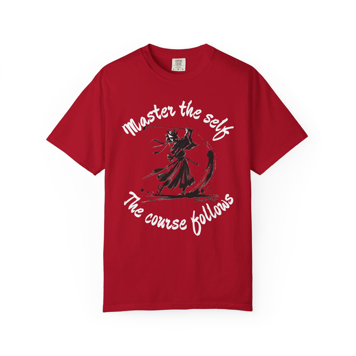 Master the Self T-Shirt — "Master the self, The course follows" Golf Graphic Tee