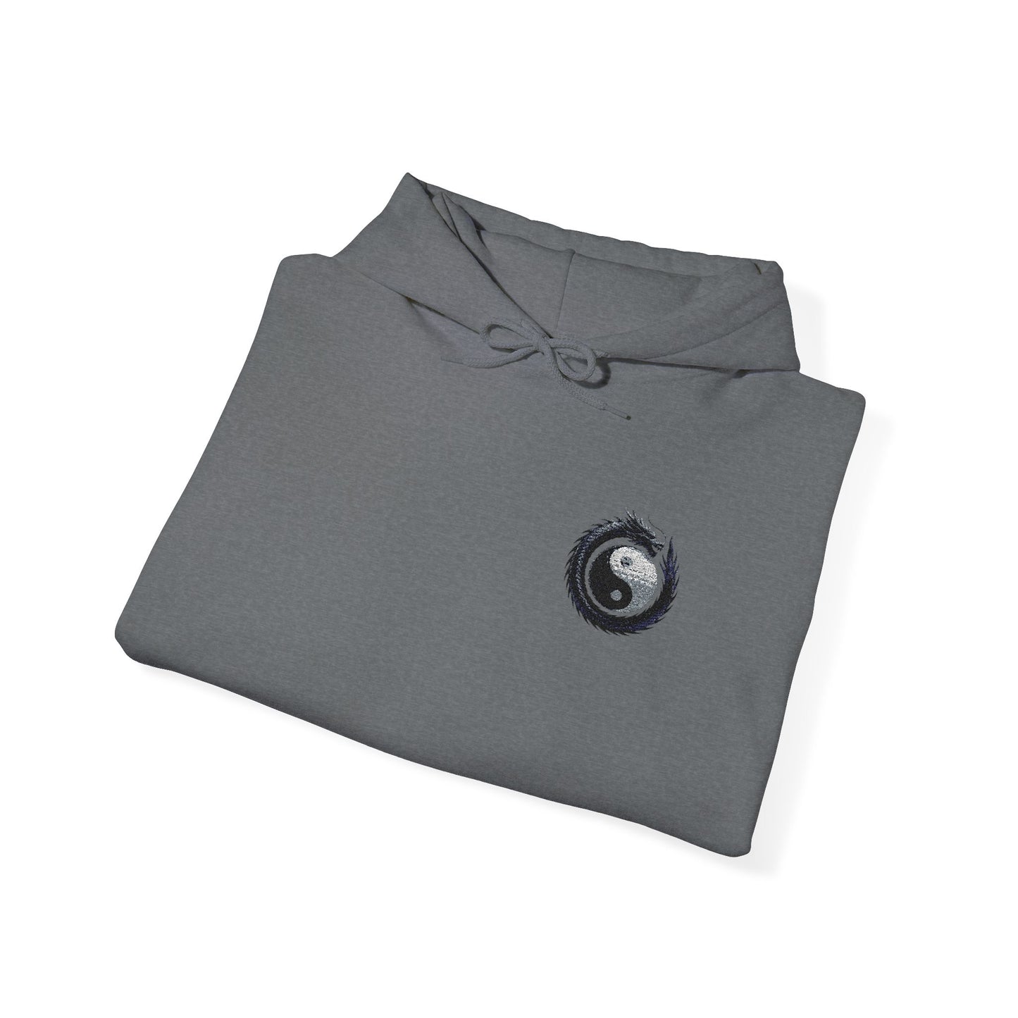 Zen Spot Golf Custom Gildan Yin Yang Golf Ball Dragon Hoodie Minimalist Emblem Sweatshirt