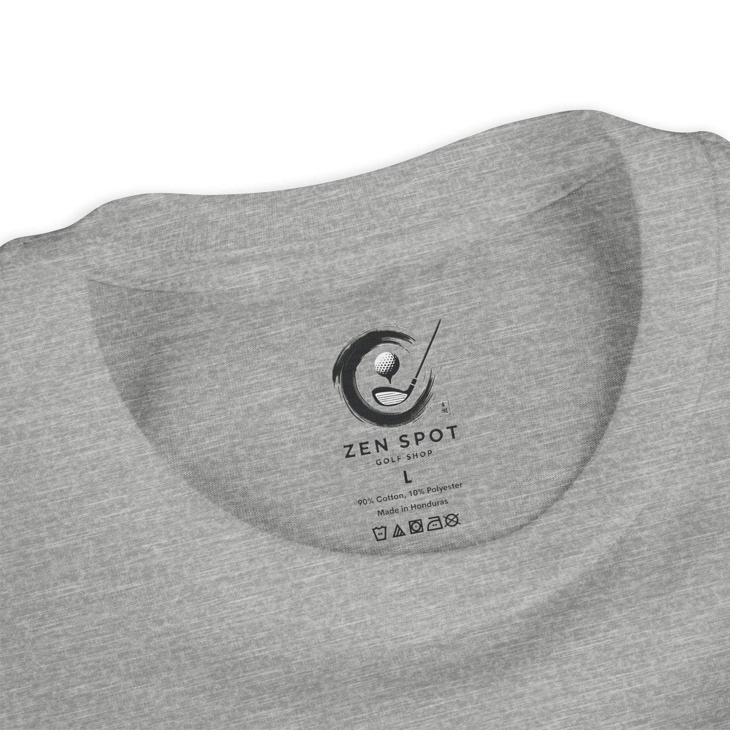 Zen Spot Golf Custom Samurai Golfer Sunset Graphic Youth T-Shirt