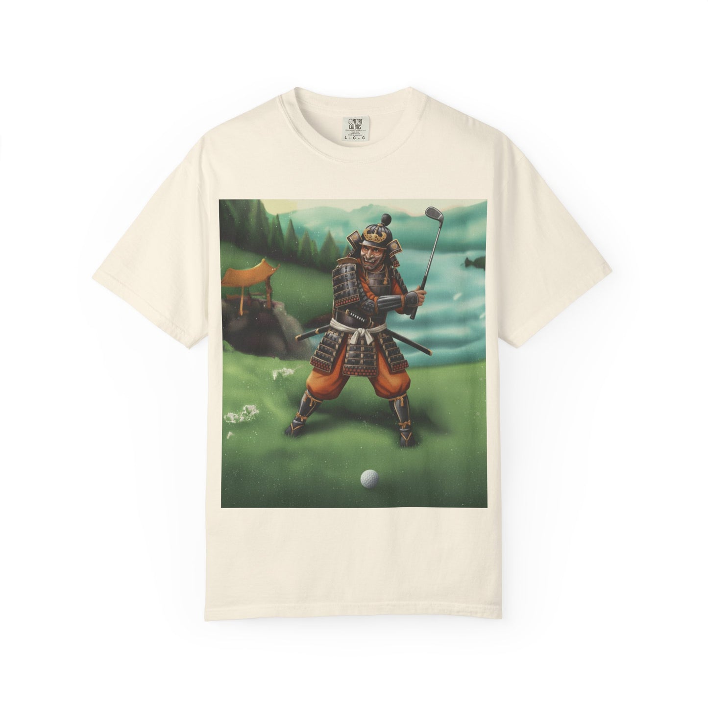 Zen Spot Golf Custom Samurai Golfer T-Shirt