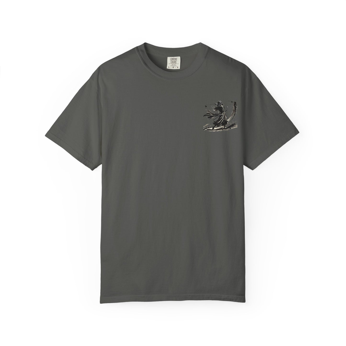 Zen Spot Golf Custom Samurai Golfer Brushstroke Graphic T-Shirt