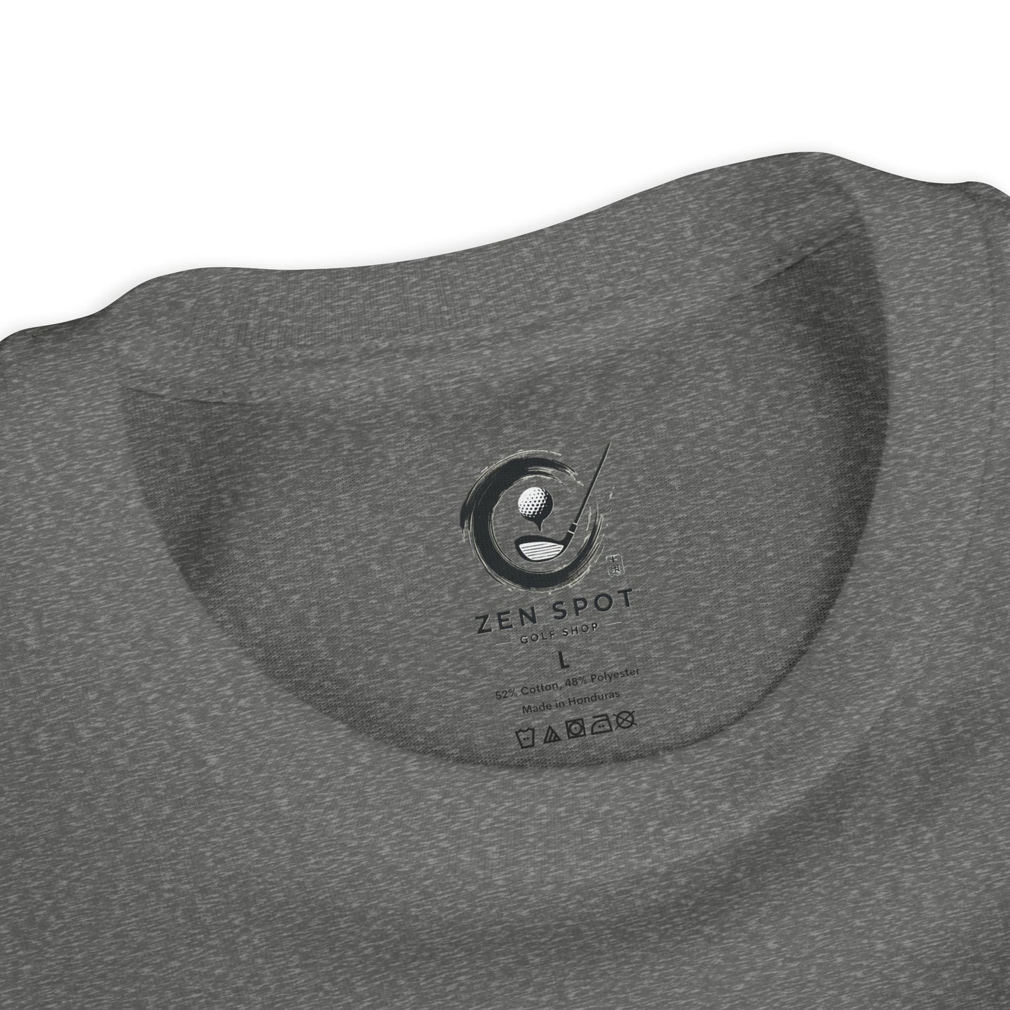 Zen Spot Golf Custom Samurai Golfer Sunset Graphic Youth T-Shirt