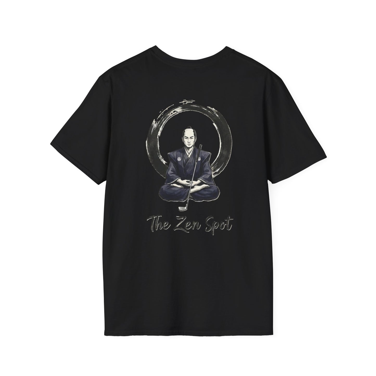 Zen Spot Golf Custom Gildan Zen Samurai Meditation Tee | The Zen Spot graphic t-shirt