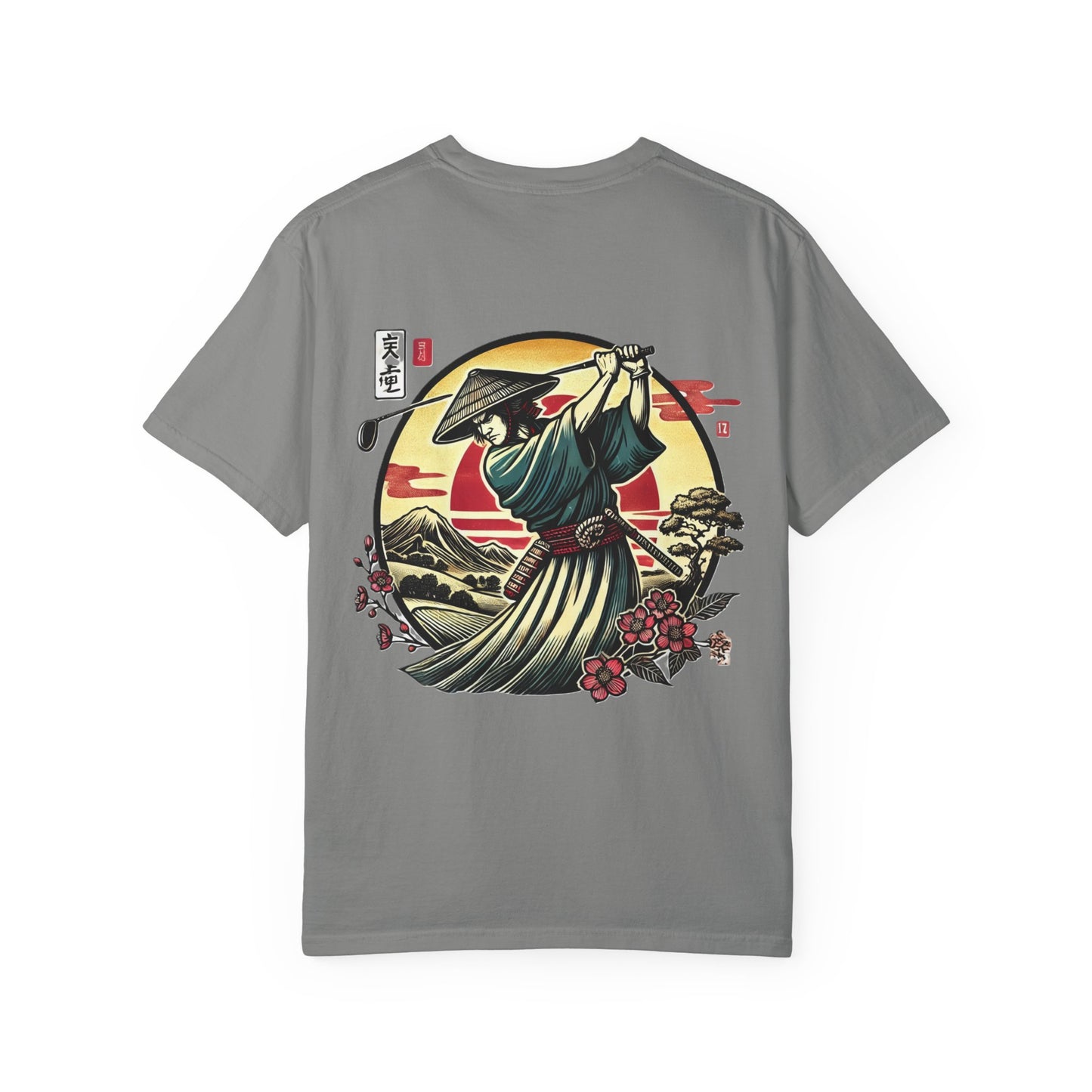 Samurai Sunset T-Shirt — Japanese Warrior Graphic Tee