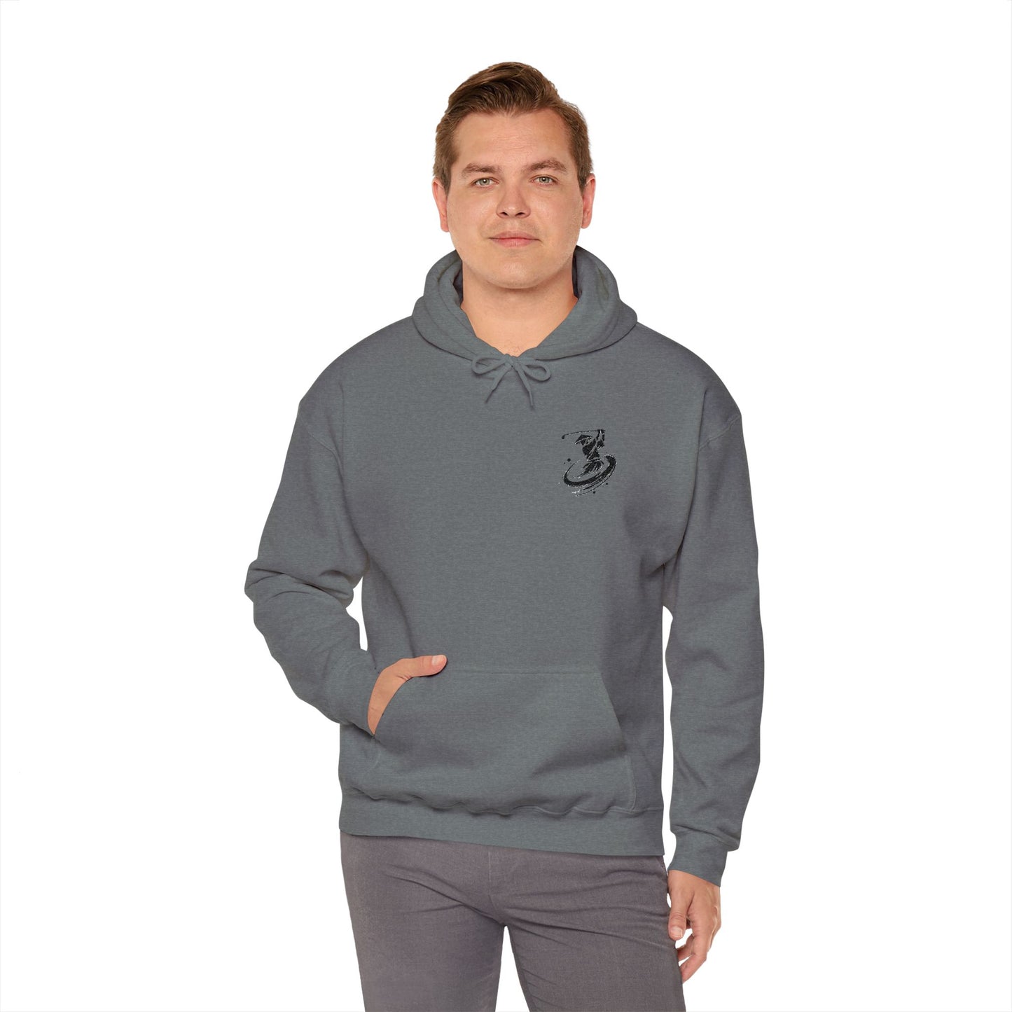 Brush Stroke Kendo Samurai Golf Swing Hoodie