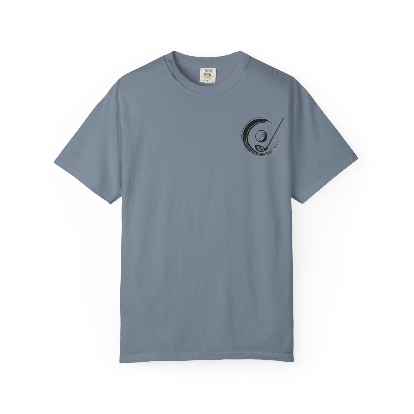 Zen Spot Golf Custom Vintage Monk Golfer Graphic T-Shirt