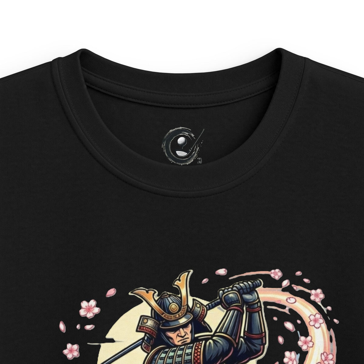 Samurai Golfer Blossom Swing Kids Graphic T‑Shirt