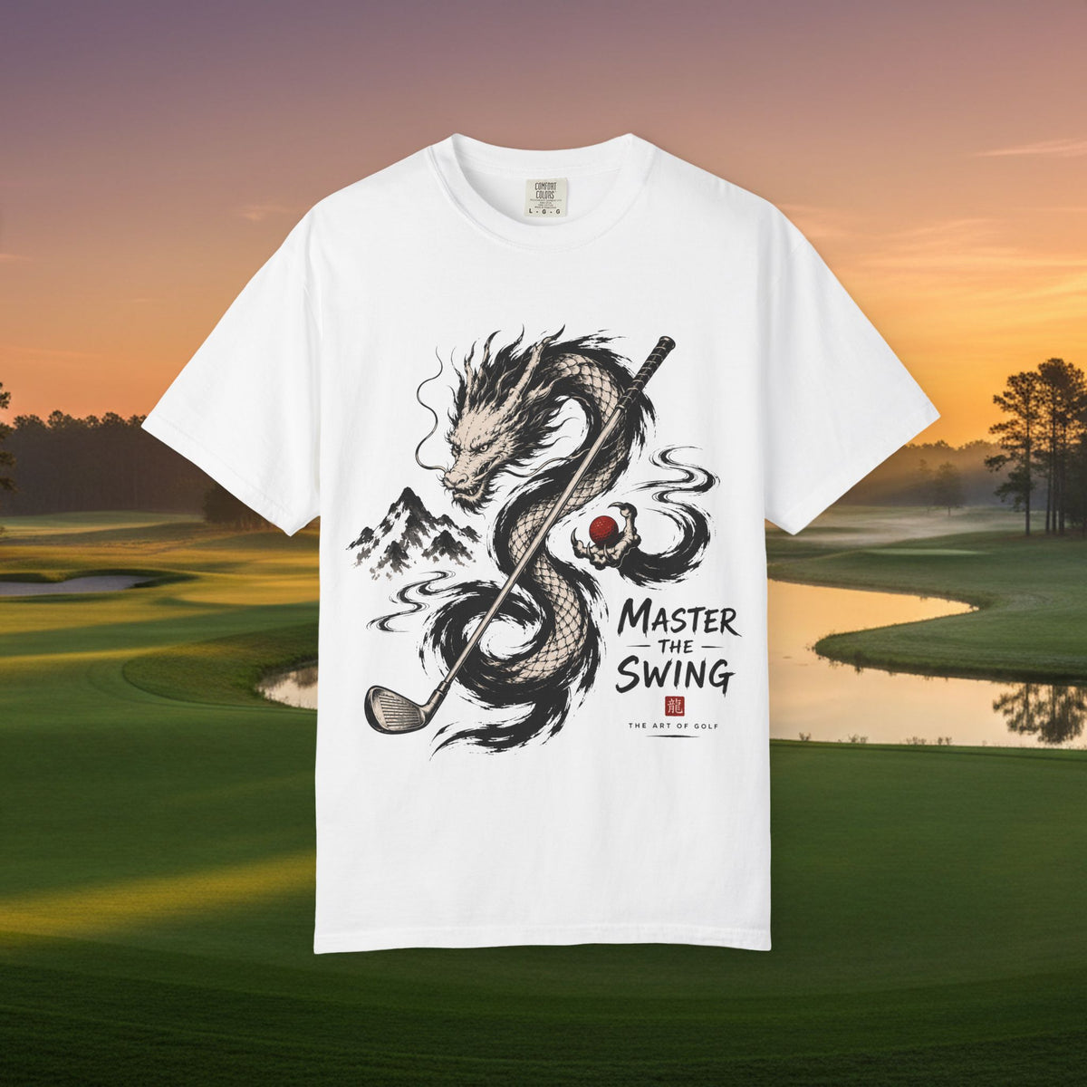 Master the Swing Dragon Golf T-Shirt
