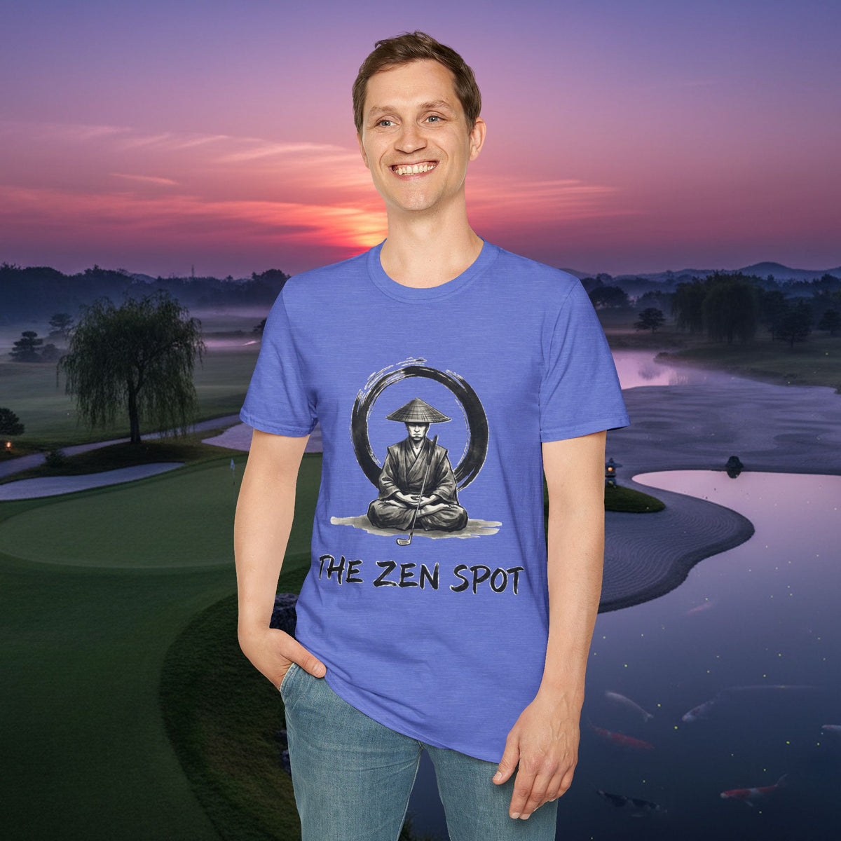 Zen Samurai T‑Shirt — The Zen Spot Samurai Meditation Tee
