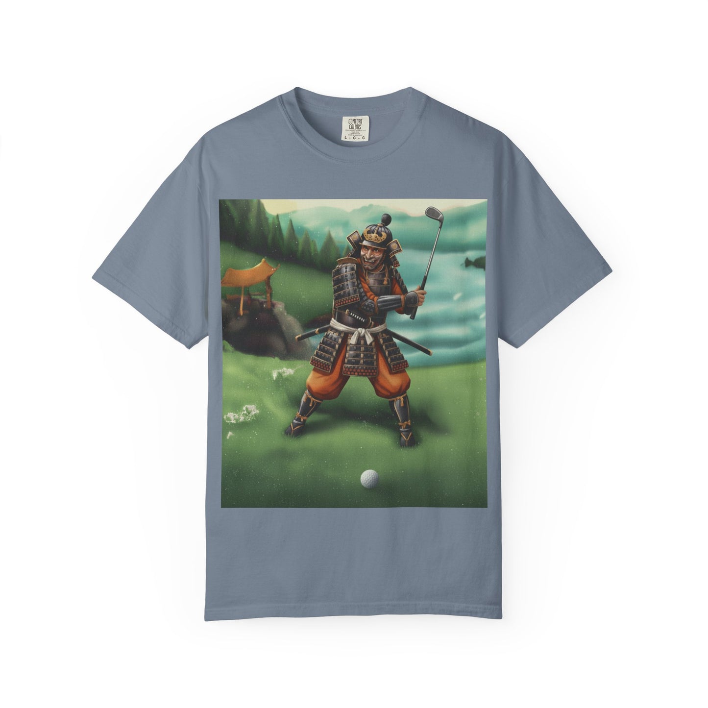 Zen Spot Golf Custom Samurai Golfer T-Shirt