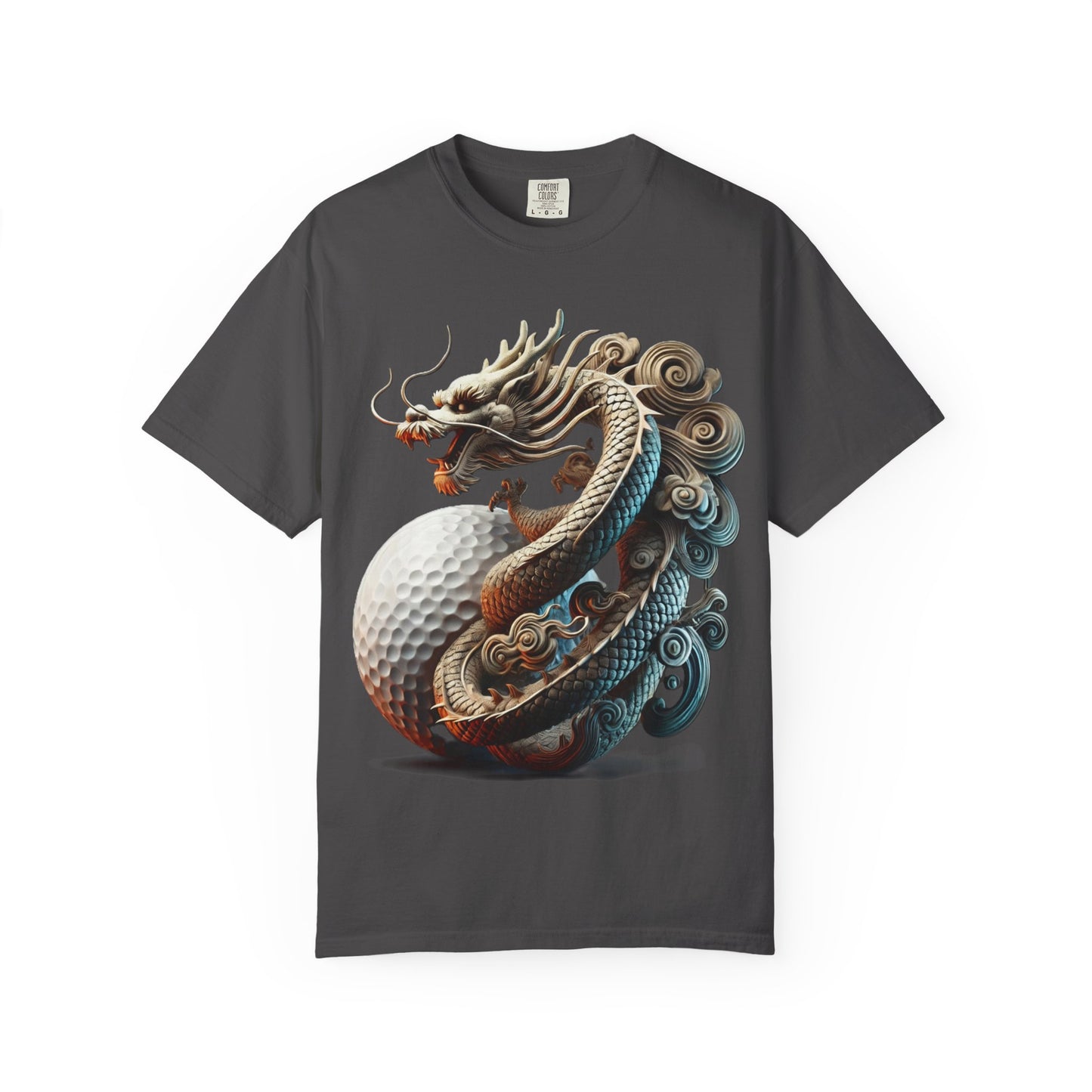 Zen Spot Customized Comfort Colors Dragon Golf Ball T-Shirt — Zen Spot Graphic Tee