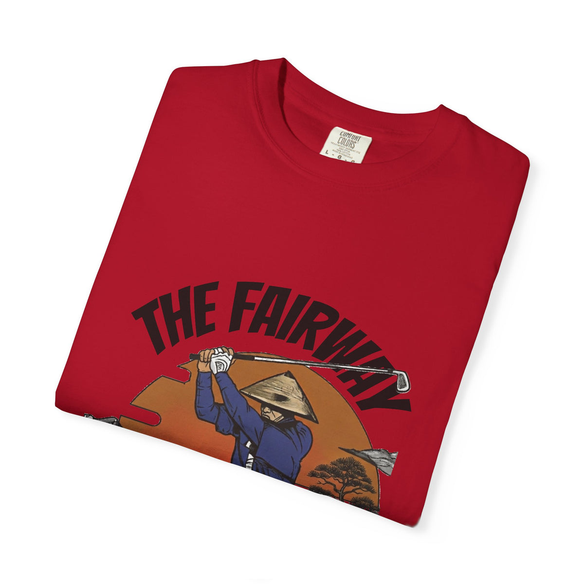 Golf Samurai T‑Shirt — “The Fairway Is My Dojo” Vintage Golf Tee
