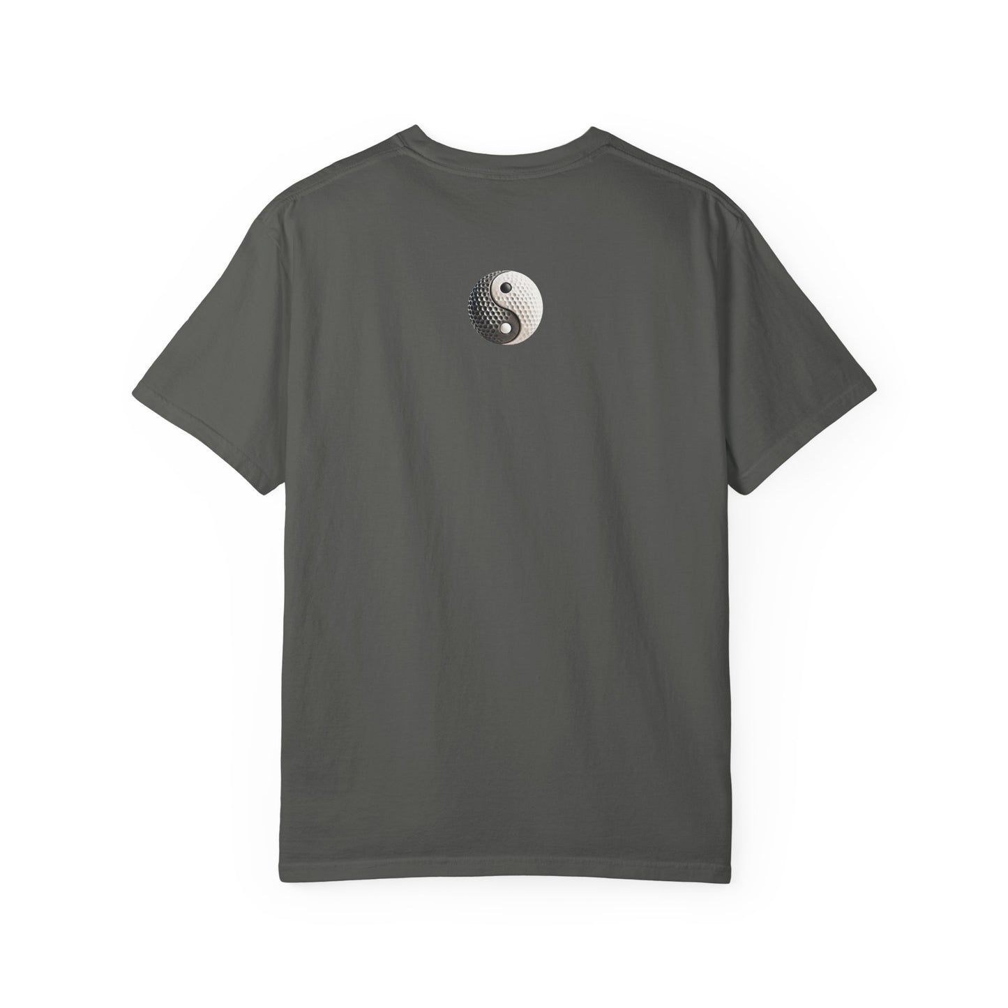 Zen Spot Golf Custom Stone Yin Yang Golf Ball Graphic T-Shirt
