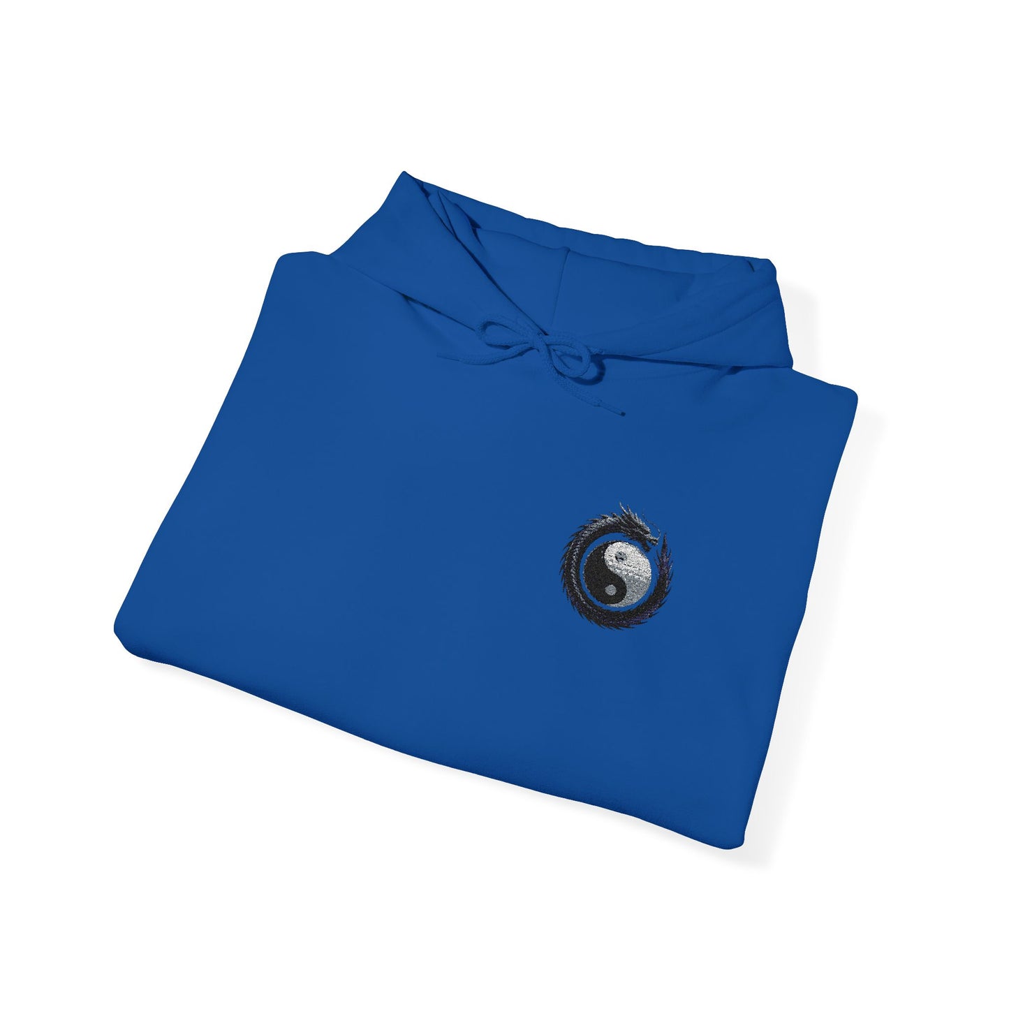 Zen Spot Golf Custom Gildan Yin Yang Golf Ball Dragon Hoodie Minimalist Emblem Sweatshirt