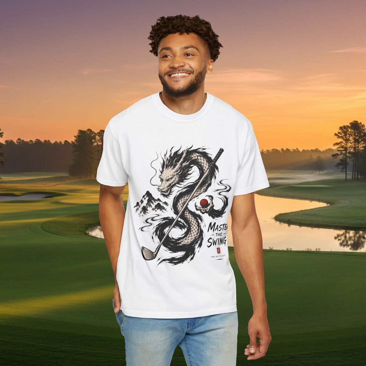 Master the Swing Dragon Golf T-Shirt