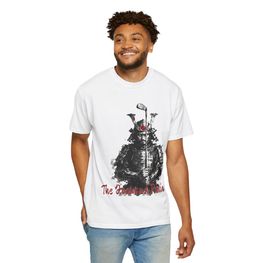 Samurai Warrior Golfer T-Shirt — 'The Focused Ronin' Graphic Tee