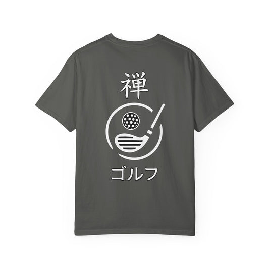 Zen Spot Golf Custom Japanese Kanji "Zen Golf" Graphic T‑Shirt