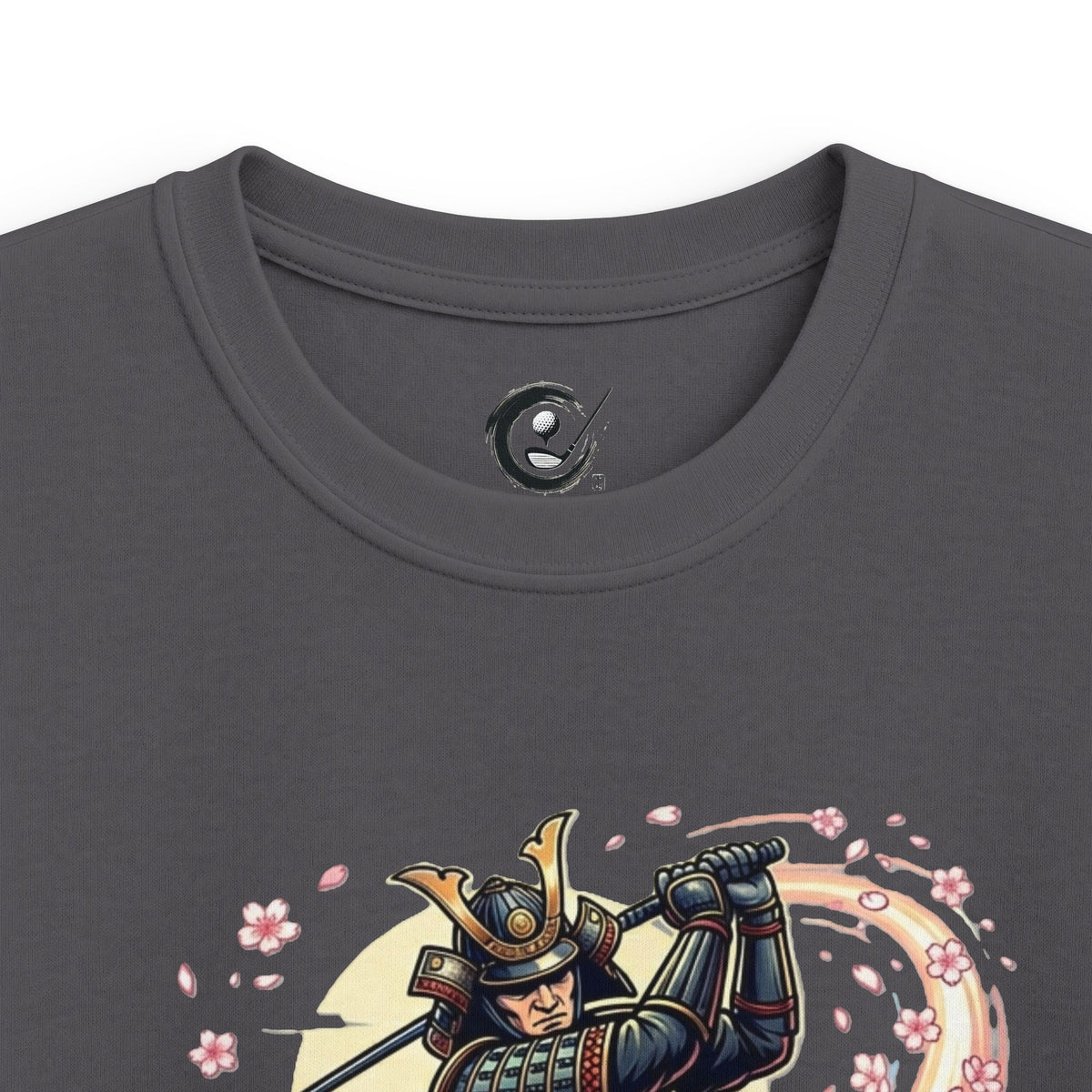 Samurai Golfer Blossom Swing Kids Graphic T‑Shirt
