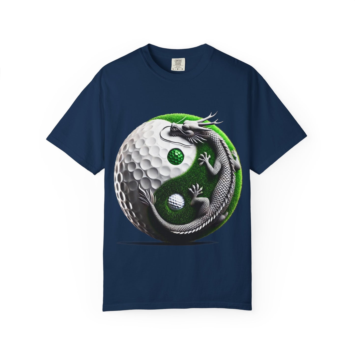 Yin Yang Golf Dragon T‑Shirt — Golf Lover Graphic Tee