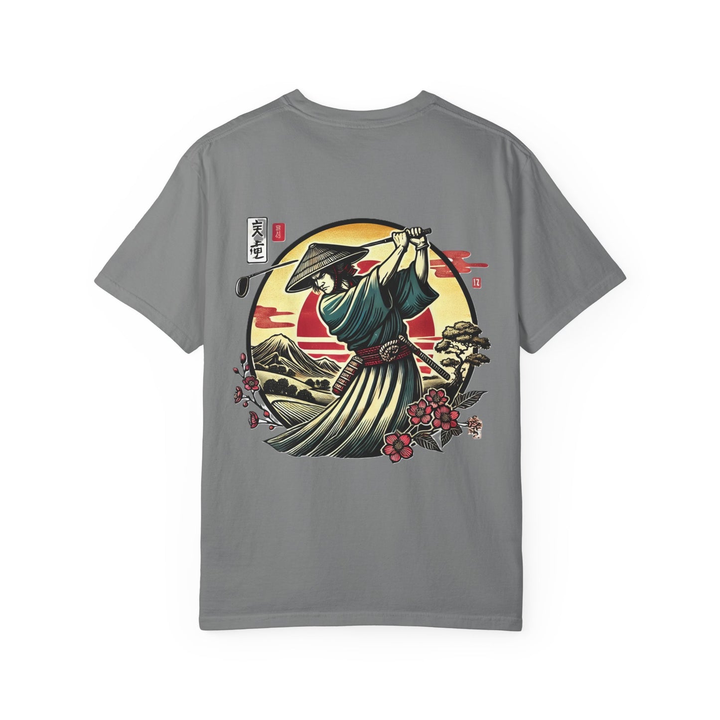 Samurai Sunset T-Shirt — Japanese Warrior Graphic Tee